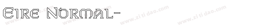 Eire Normal字体转换